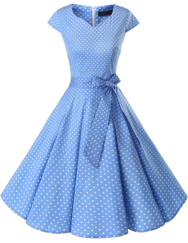 DRESSTELLS Women's Vintage Tea Dress ...
